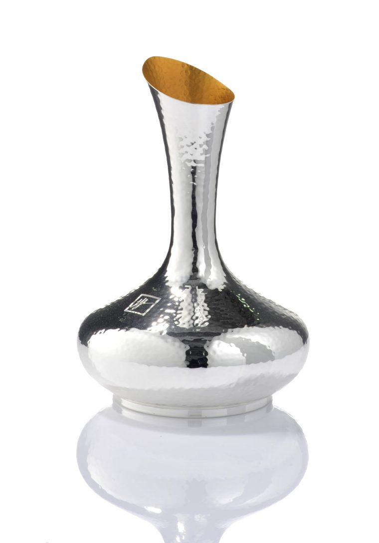 DECANTER VINO, ORO, ARGENTO