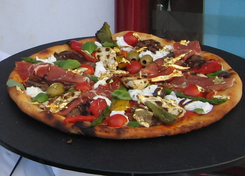 Pizza foglia d’oro